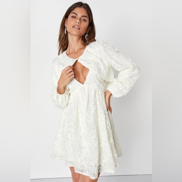 Lulus white 2-piece dress - Picture 5 of 8